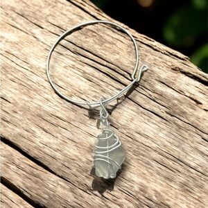 Silver Wire-Wrapped Bracelet